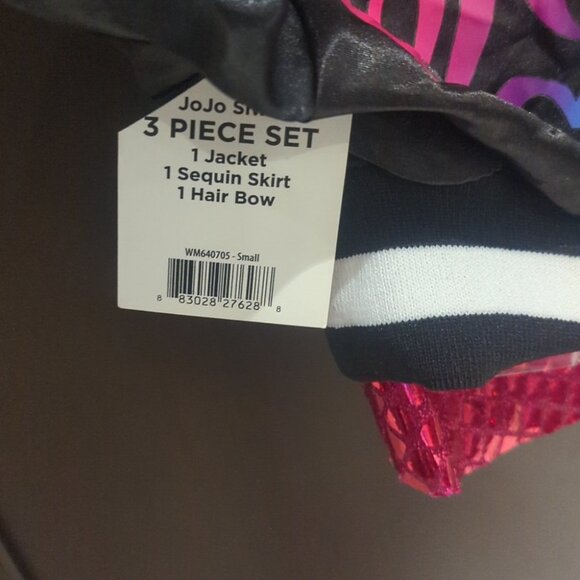 JoJo Siwa Rainbow Bomber Jacket Skirt Costume for Kids - NWT S 4-6 - Picture 7 of 7